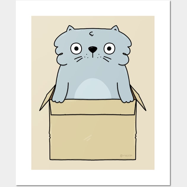 Cat Box Wall Art by rafs84